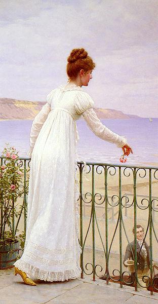 Edmund Blair Leighton A Favor France oil painting art